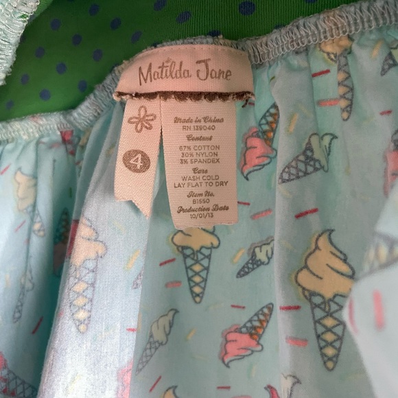 Maltilda Jane Wonderful Parade Ice Cream Social Skirt size 4 - Picture 4 of 8